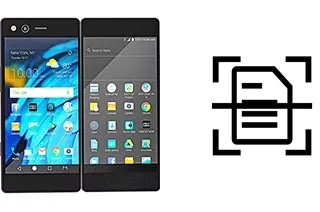 Numériser un document sur un ZTE Axon M