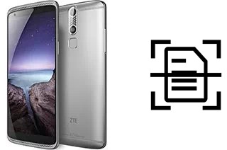 Numériser un document sur un ZTE Axon mini