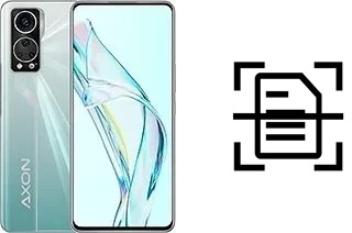 Numériser un document sur un ZTE Axon 30 5G