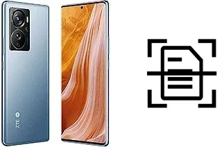 Numériser un document sur un ZTE Axon 40 pro