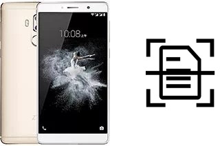 Numériser un document sur un ZTE Axon 7 Max