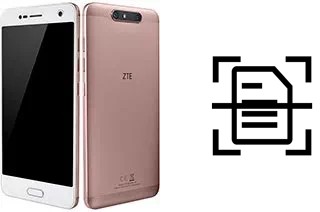 Numériser un document sur un ZTE Blade V8