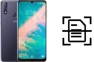 Numériser un document sur un ZTE Blade 10 Prime