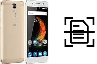 Numériser un document sur un ZTE Blade A2 Plus