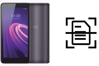 Numériser un document sur un ZTE Blade A3 Lite