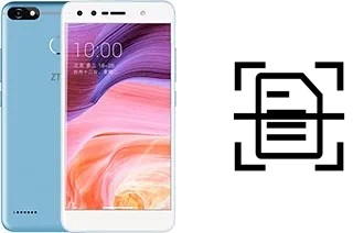 Numériser un document sur un ZTE Blade A3