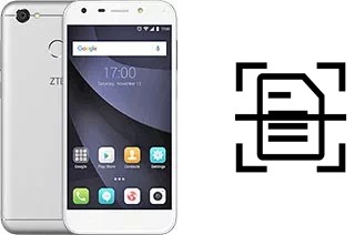 Numériser un document sur un ZTE Blade A6