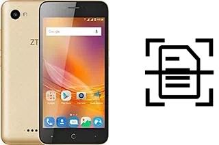 Numériser un document sur un ZTE Blade A601