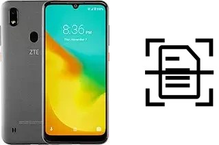 Numériser un document sur un ZTE Blade A7 Prime