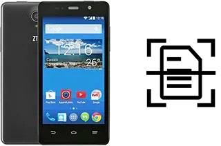 Numériser un document sur un ZTE Blade Apex 3