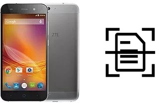 Numériser un document sur un ZTE Blade D6