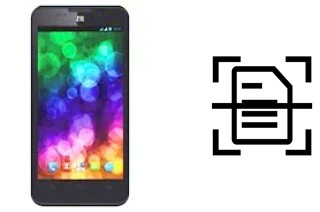 Numériser un document sur un ZTE Blade G2