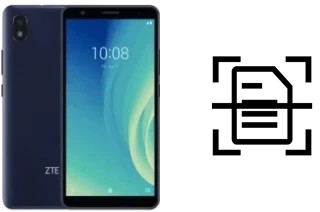 Numériser un document sur un ZTE Blade L210