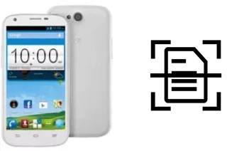 Numériser un document sur un ZTE Blade Q Maxi