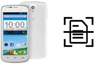 Numériser un document sur un ZTE Blade Q