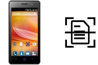 Numériser un document sur un ZTE Blade Q Pro