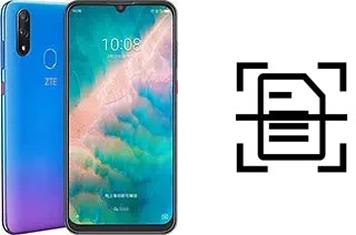 Numériser un document sur un ZTE Blade V10