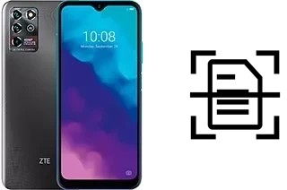Numériser un document sur un ZTE Blade V30 Vita