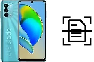 Numériser un document sur un ZTE Blade V40 Vita