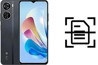 Numériser un document sur un ZTE Blade V41 Vita