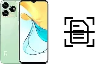 Numériser un document sur un ZTE Blade V50 Design 4G