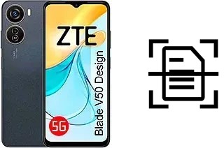 Numériser un document sur un ZTE Blade V50 Design