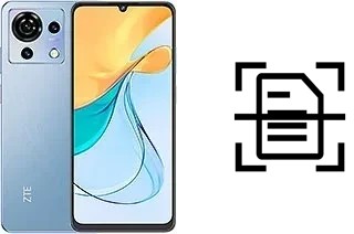 Numériser un document sur un ZTE Blade V50 Vita