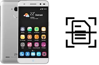 Numériser un document sur un ZTE Blade A2