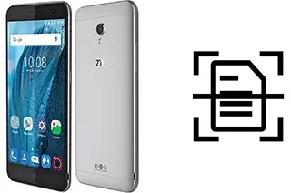 Numériser un document sur un ZTE Blade V7