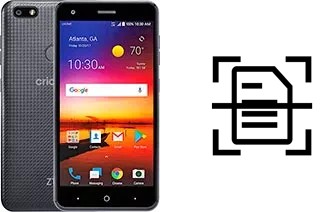 Numériser un document sur un ZTE Blade X