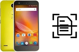 Numériser un document sur un ZTE Blade X5