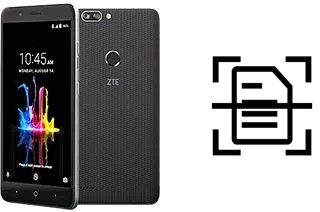 Numériser un document sur un ZTE Blade Z Max