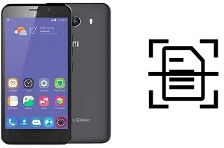 Numériser un document sur un ZTE Grand S3