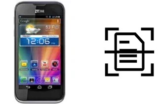 Numériser un document sur un ZTE Grand X LTE T82