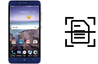 Numériser un document sur un ZTE Grand X Max 2