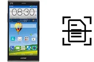 Numériser un document sur un ZTE Grand X Max+
