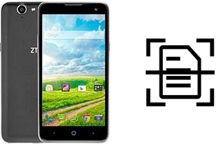 Numériser un document sur un ZTE Grand X2