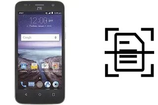 Numériser un document sur un ZTE Maven