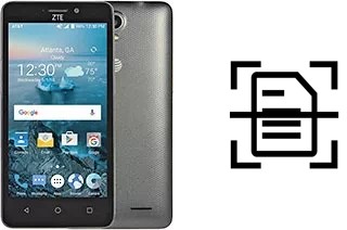 Numériser un document sur un ZTE Maven 2