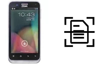 Numériser un document sur un ZTE N880E