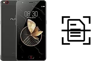 Numériser un document sur un ZTE nubia M2 Play