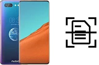 Numériser un document sur un ZTE nubia X