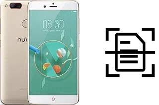 Numériser un document sur un ZTE nubia Z17 mini