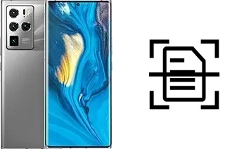 Numériser un document sur un ZTE nubia Z30 Pro