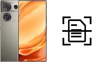 Numériser un document sur un ZTE nubia Z50 Ultra