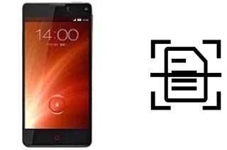 Numériser un document sur un ZTE nubia Z5S mini NX403A