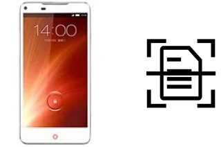 Numériser un document sur un ZTE nubia Z5S