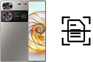 Numériser un document sur un ZTE nubia Z60 Ultra