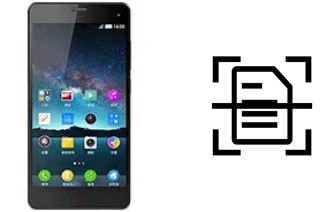 Numériser un document sur un ZTE nubia Z7 mini