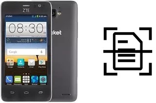 Numériser un document sur un ZTE Sonata 2